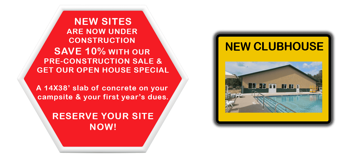 New sites are ready! | Club House In Progress