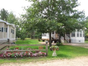 Dennis and Jan have their new lawn