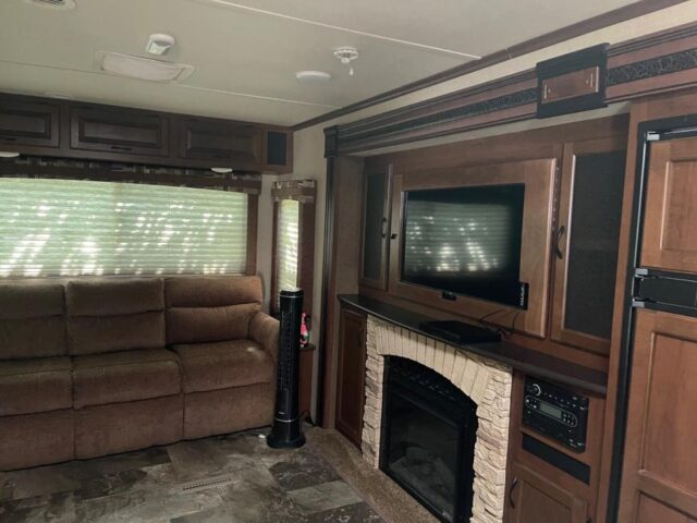 Living Room Area of Jayco Camper