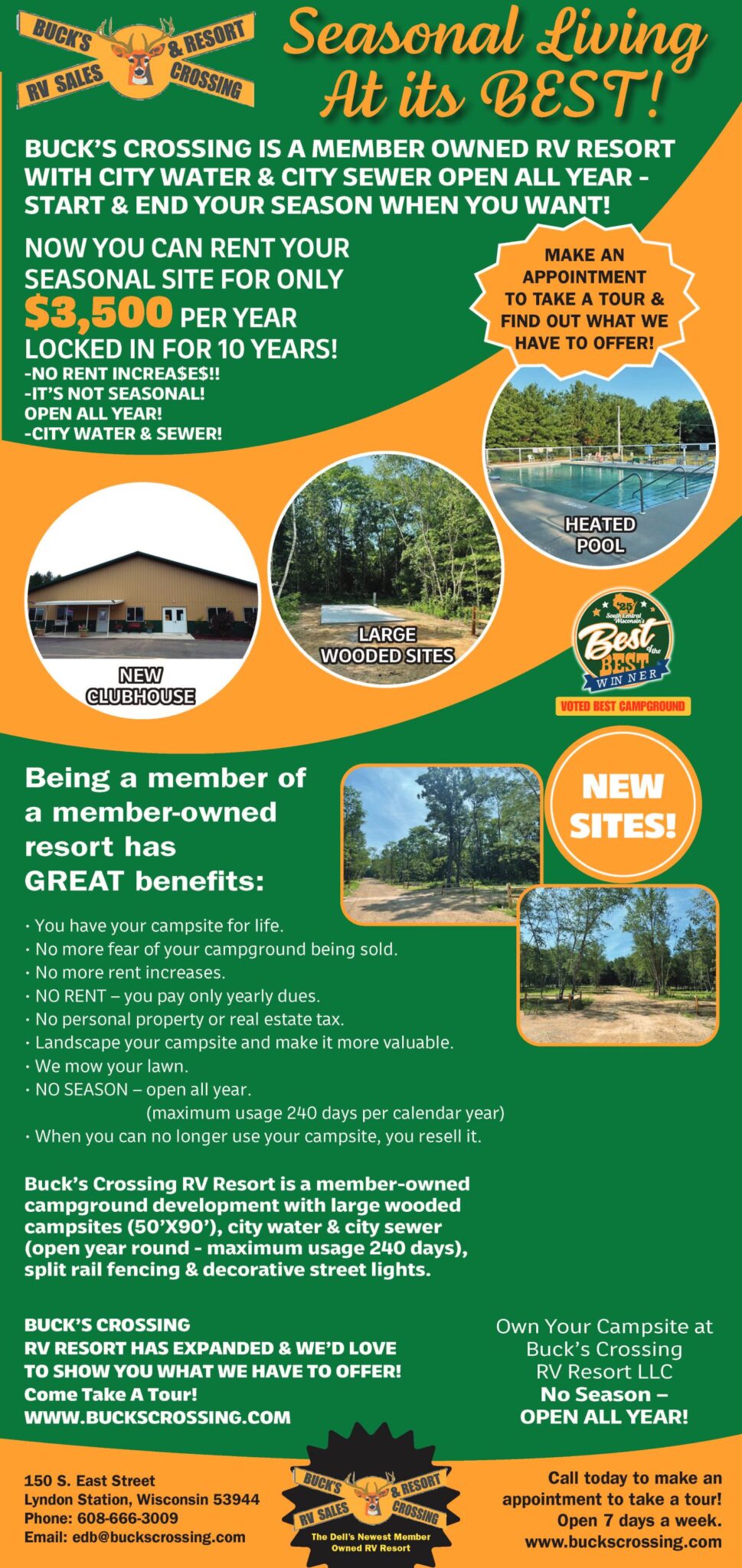 Seasonal Living at it's Best